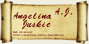 Angelina Juškić vizit kartica
